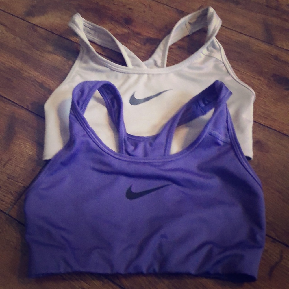 2 Nike Dri Fit sports bras